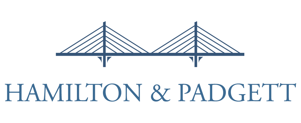 Hamilton Padgett Logo - Blue No Tagline Transparent Background Law Firm Marketing